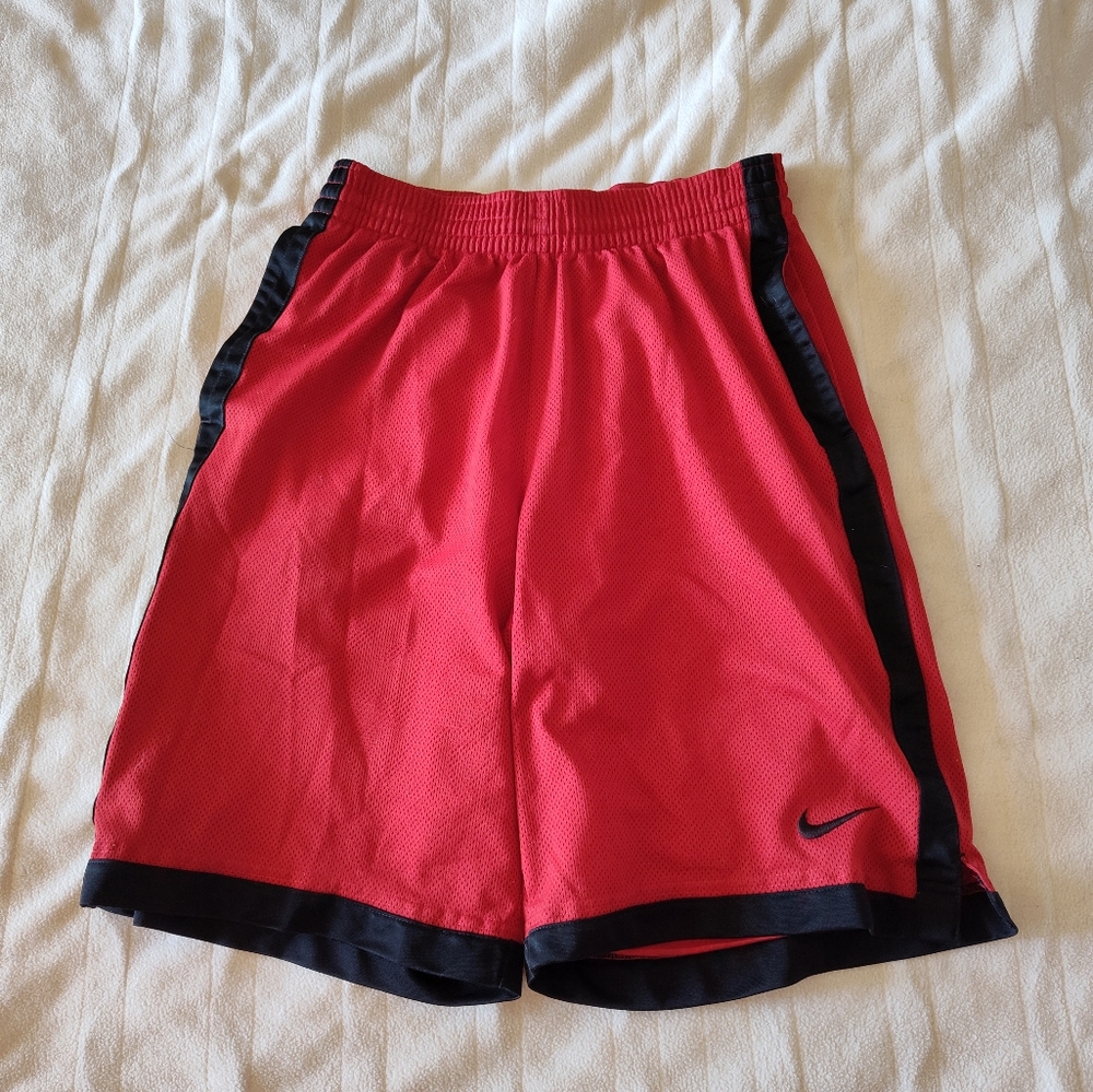 Men's Nike red basketball shorts